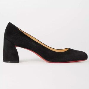 Christian Louboutin MISS SAB 55 Suede Heels Pumps Shoes